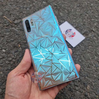 Miếng dán mặt lưng 3D vân kim cương cho Note 10 Plus / Note 10