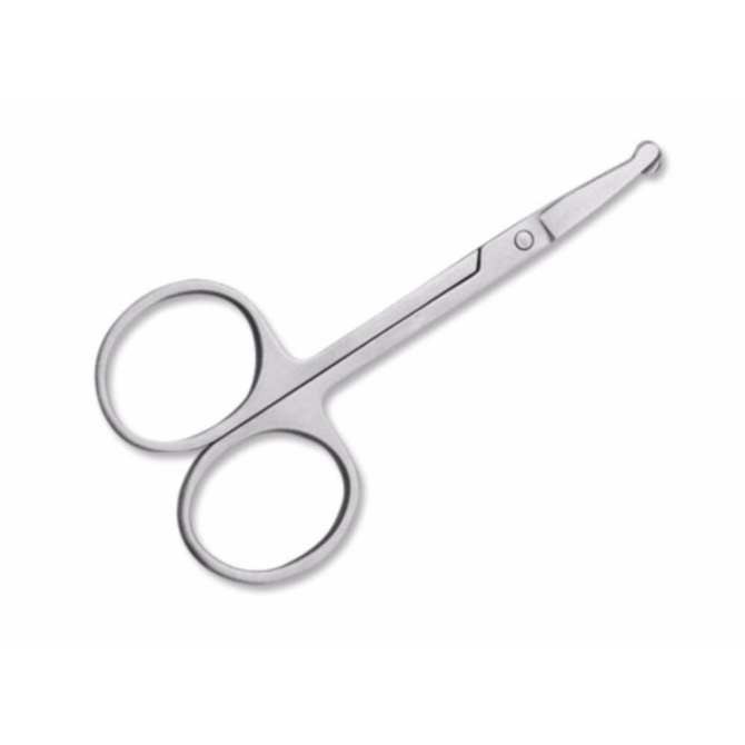 Kéo Đầu Tròn Tỉa Lông Mũi, Lông Mày, Mi Mắt, Tóc, Râu BP Nose Scissors Hàn Quốc 5.0