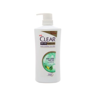 Dầu gội sạch gàu Clear mát lạnh bạc hà chai 650g