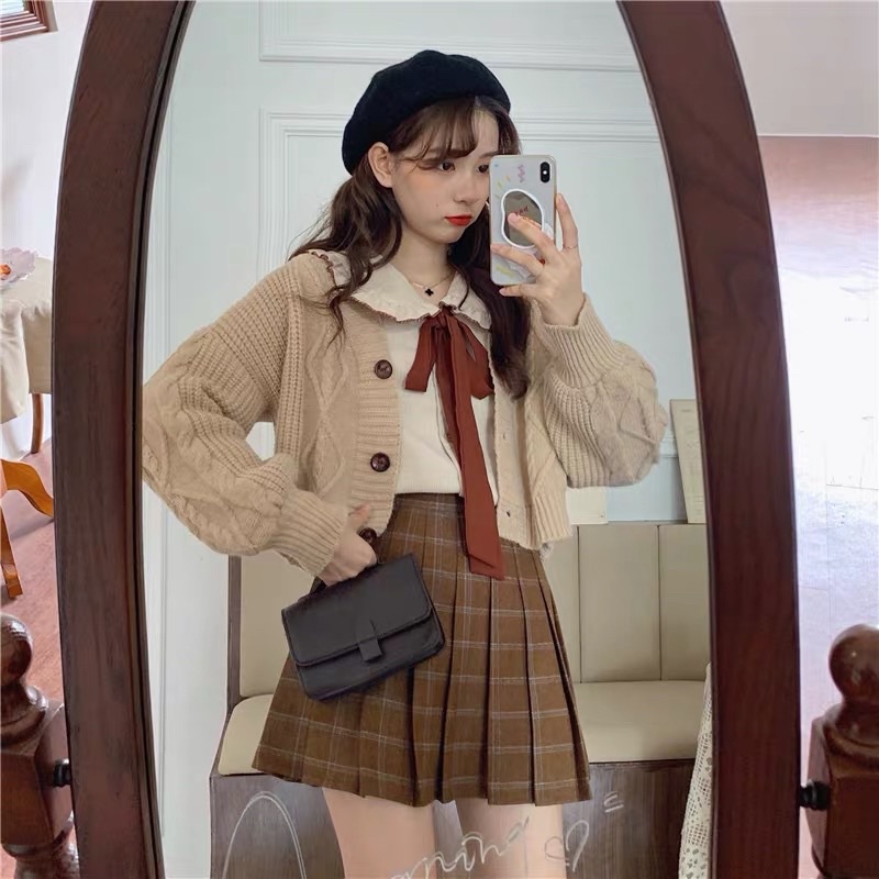 Áo somi Quảng Châu cổ babydoll