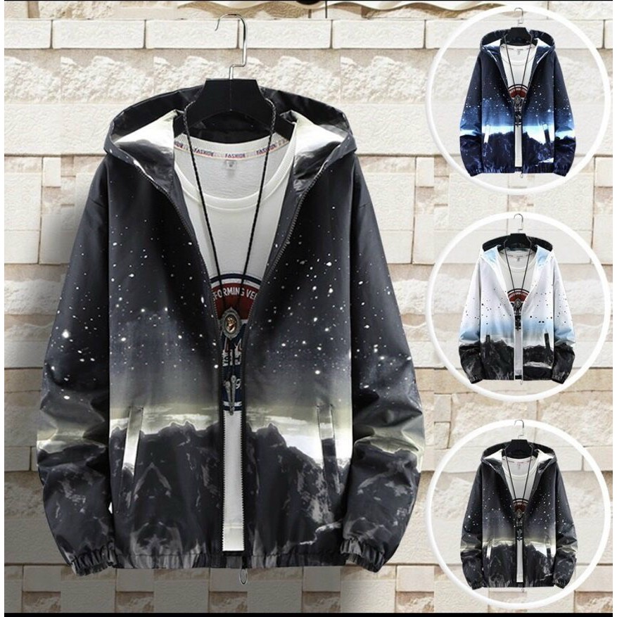 ÁO KHOÁC DÙ 2 LỚP LOANG IN 3D PHỐI MÀU SIÊU ĐẸP PHONG CÁCH TUỔI TEEN GIÁ RẺ - BASIL FASHION