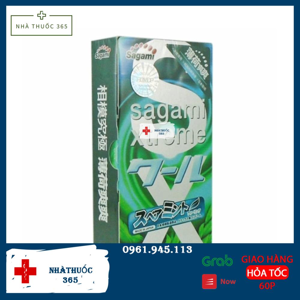 Combo 2 hộp 20 chiếc bao cao su sagami siêu mỏng có gai + kéo dài thời gian chính hãng