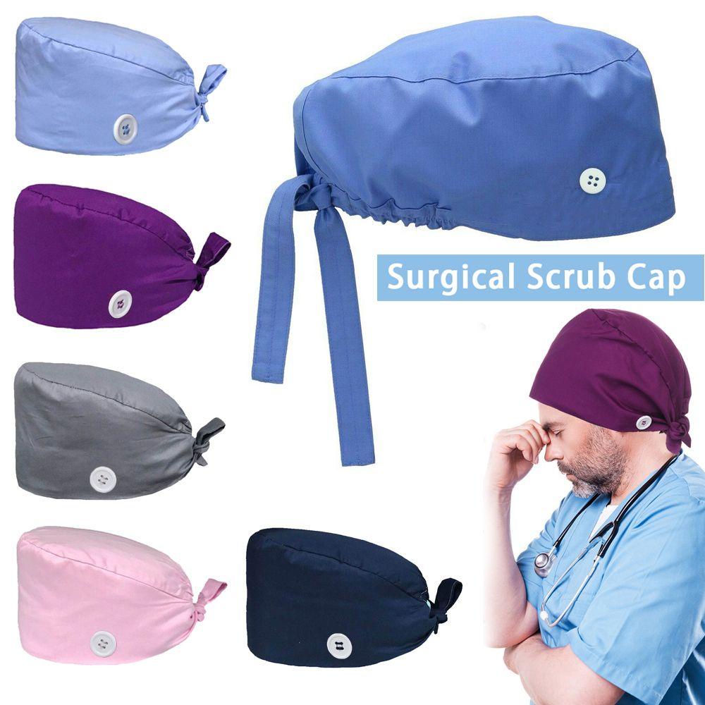 Mũ Trùm Đầu Phẫu Thuật Bằng Vải Cotton Mềm Mại