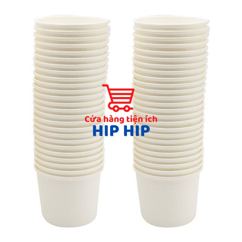 Cốc giấy dùng 1 lần. Ly giấy trắng trơn 7oz 210ml. Cốc giấy dùng đựng nước nóng lạnh. Ly giấy lịch sự, sang trọng