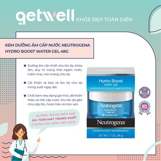 [100% CHÍNH HÃNG][MINI 15G] KEM DƯỠNG ẨM CẤP NƯỚC NEUTROGENA HYDRO BOOST WATER GEL