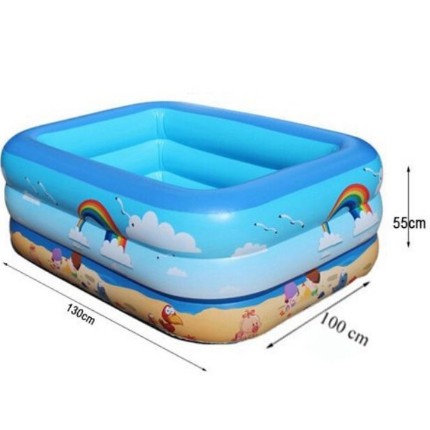 Bể bơi [RẺ NHẤT SHOPEE] Bể 3 tầng 1m3, 1m5 cao cấp cho bé trống trượt bán giá sỉ từ 1 sản phẩm. Lỗi 1 đổi 1 (7 ngày)