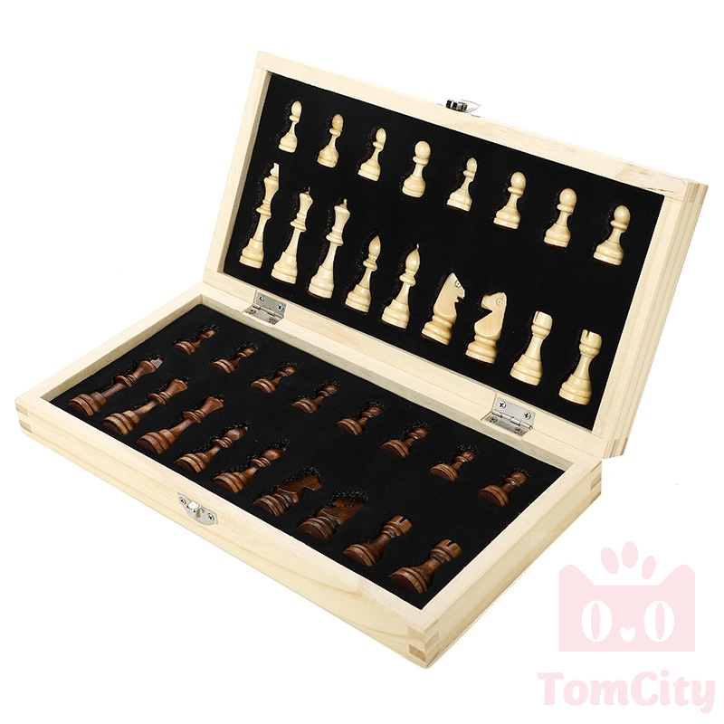 Cờ vua gỗ nam châm cao cấp 29*29cm và 39*39cm