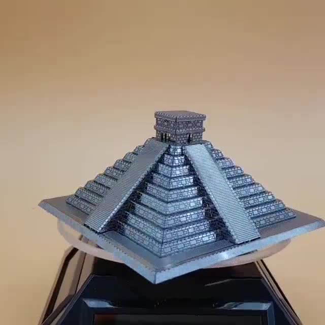 Mô Hình 3D Kim Loại Kim Tự Tháp Maya