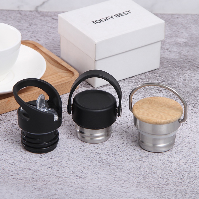 Bình Nước Inox 304 Giữ Nhiệt Màu Gradient Có Tay Cầm Thời Trang Dung Tích 350ML 500ML 600ML 750ML 1000ML