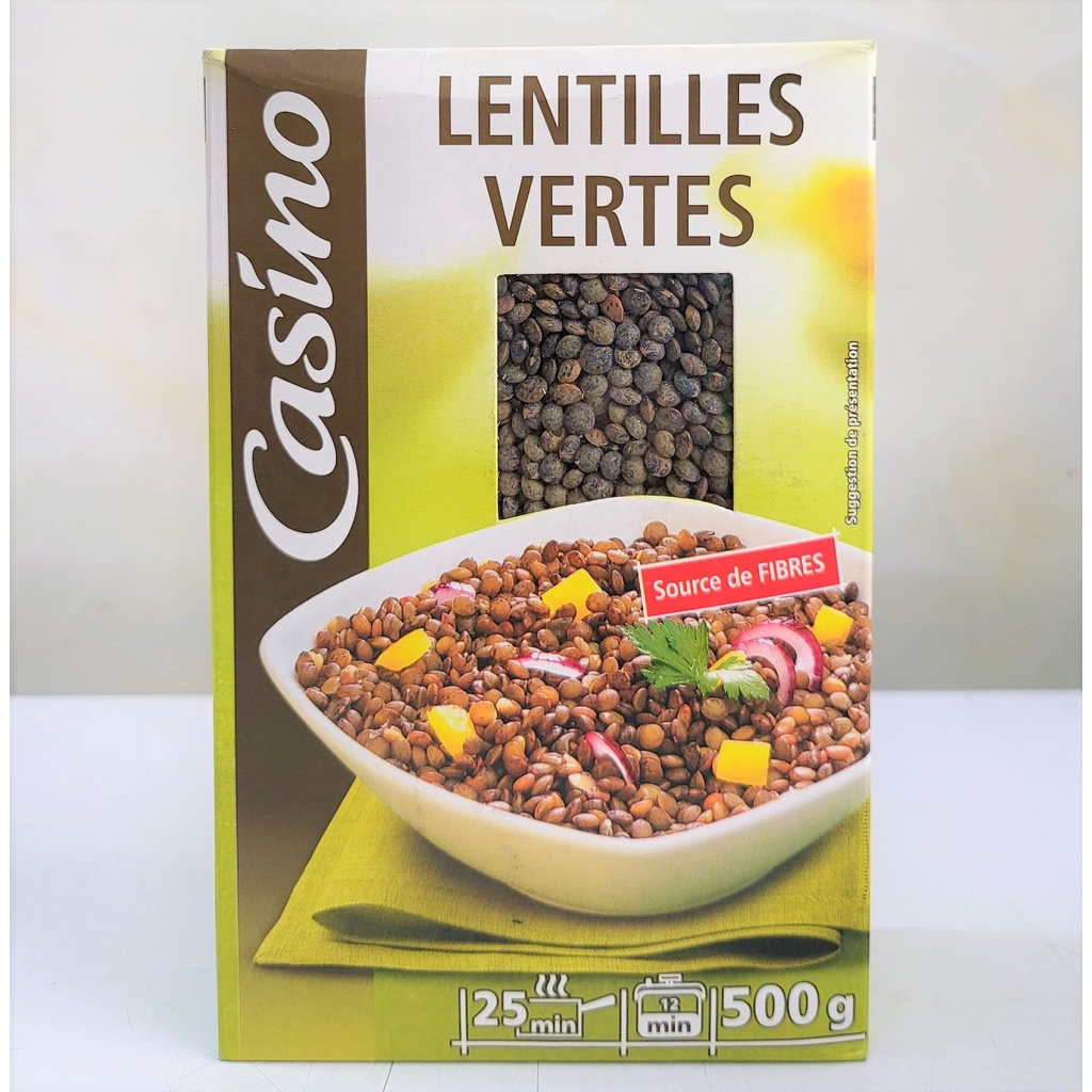 [Hộp 500g] ĐẬU LĂNG XANH [France] CSN Green Lentils