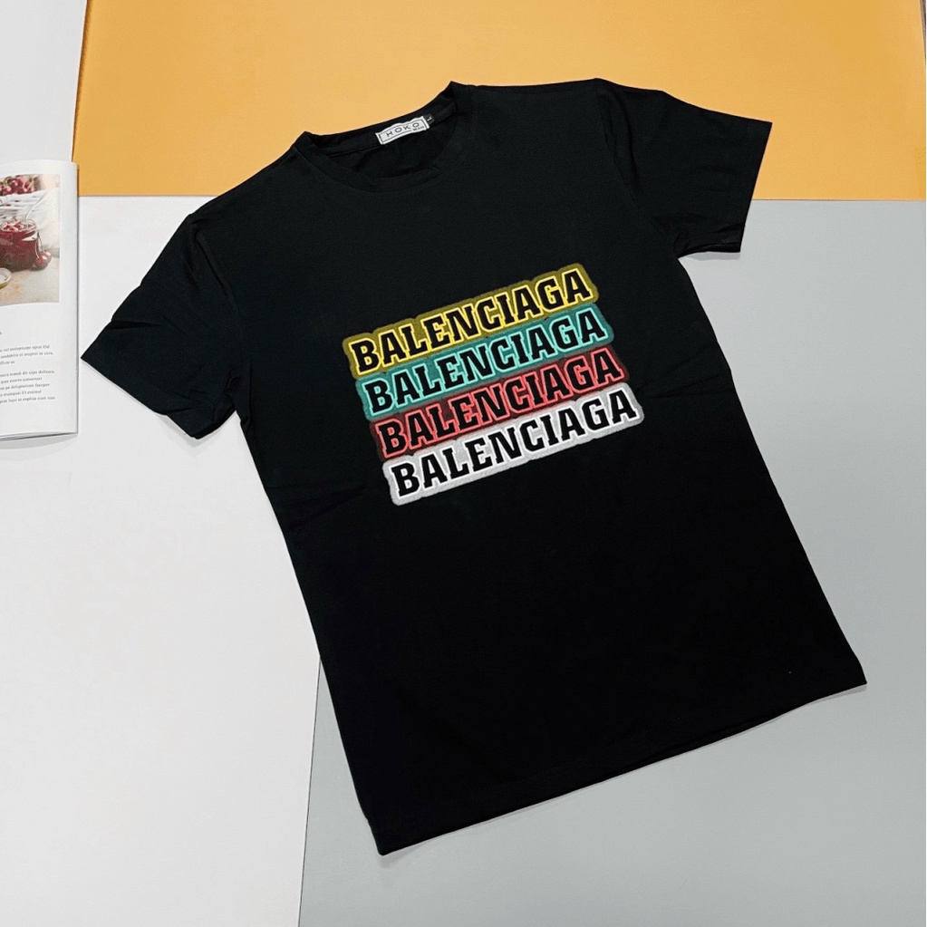 áo thun nam cổ tròn phối họa tiết chữ nhiều màu sành điệu thời trang VLTN4