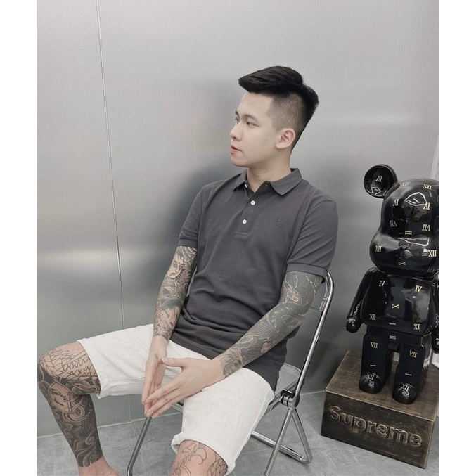 Áo polo Nam YSL áo phông cổ new 2022