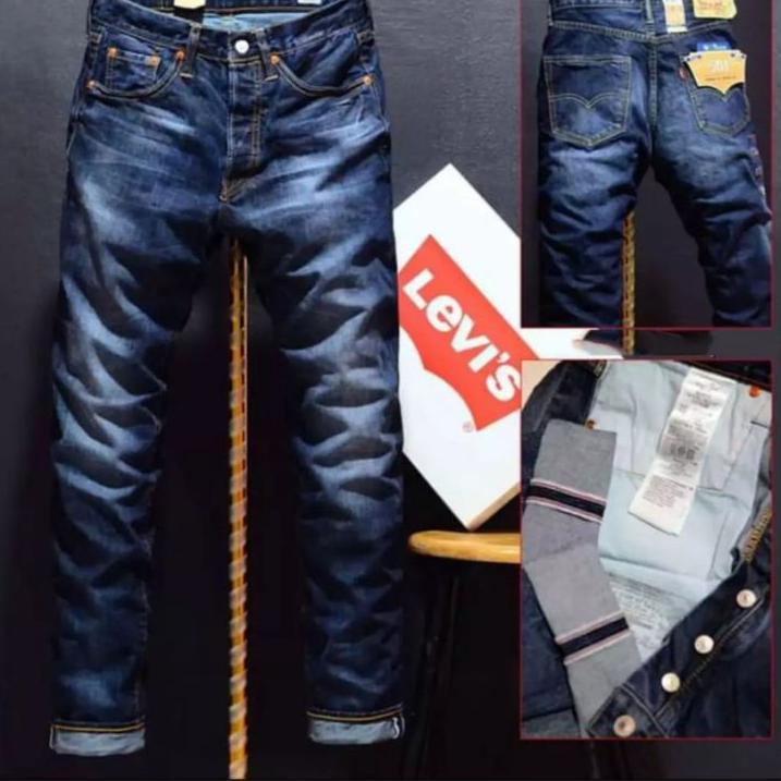 Rnn Áo Thun Tay Ngắn In Chữ Thời Trang ➸ Quần Jean Nam Levis 501 / dark blue / most 'S oe71