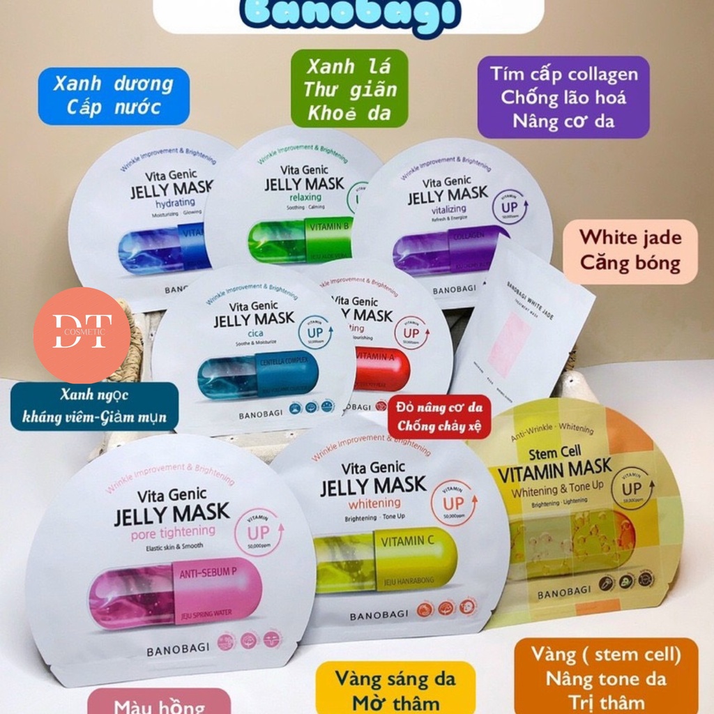 Mặt nạ BNBG giấy viên thuốc , Mặt nạ Banobagi dưỡng da giúp trắng da bổ sung Vitamin A B C E | BigBuy360 - bigbuy360.vn