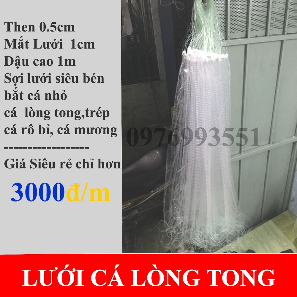 Lưới Đánh Cá Lòng Tong-Cá nhỏ-cá mương....