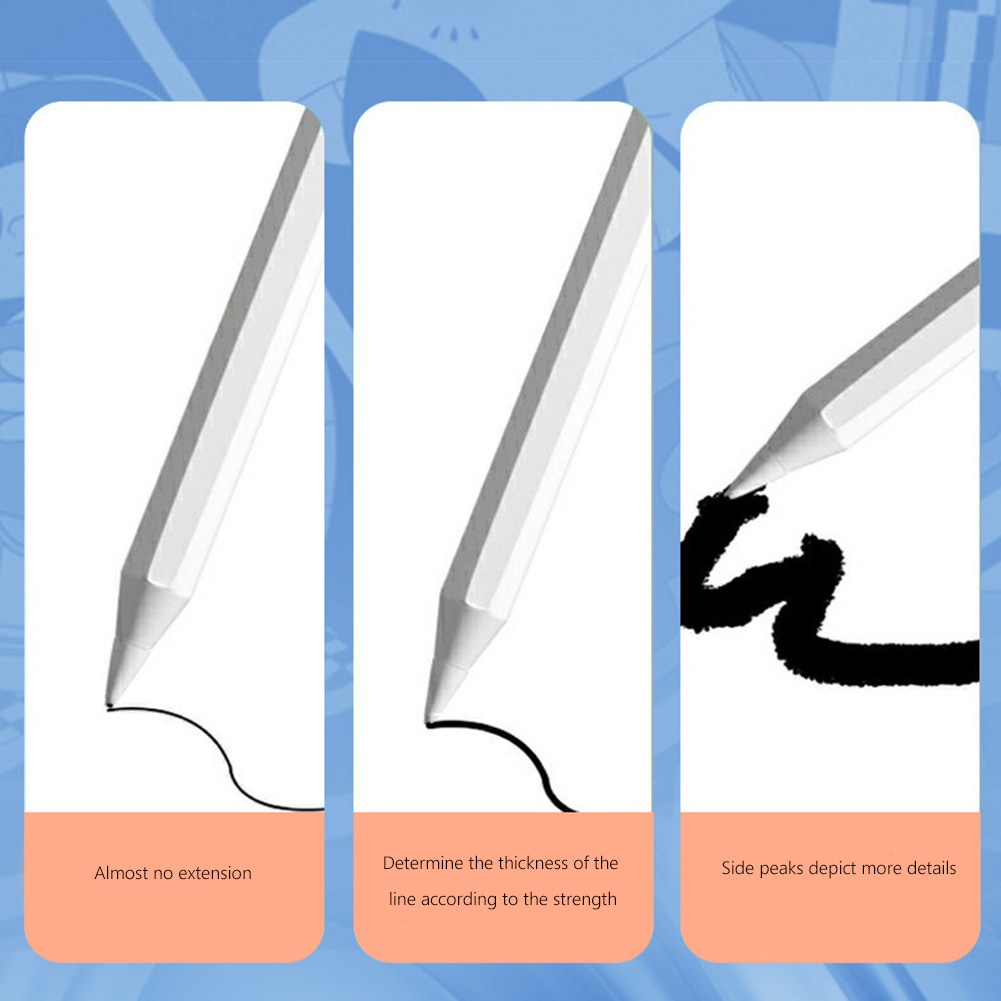 Set 1/2/3 Ngòi Bút Cảm Ứng Kim Loại Thay Thế Cho Bút Cảm Ứng Apple Pencil Gen 1/2