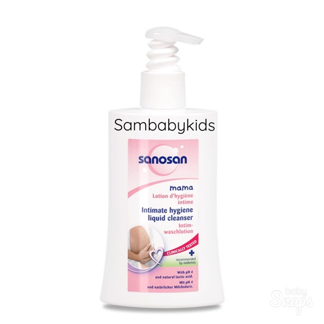 DUNG DỊCH VỆ SINH PHỤ NỮ HOA CÚC CHAMOMILLA SANOSAN 200ML