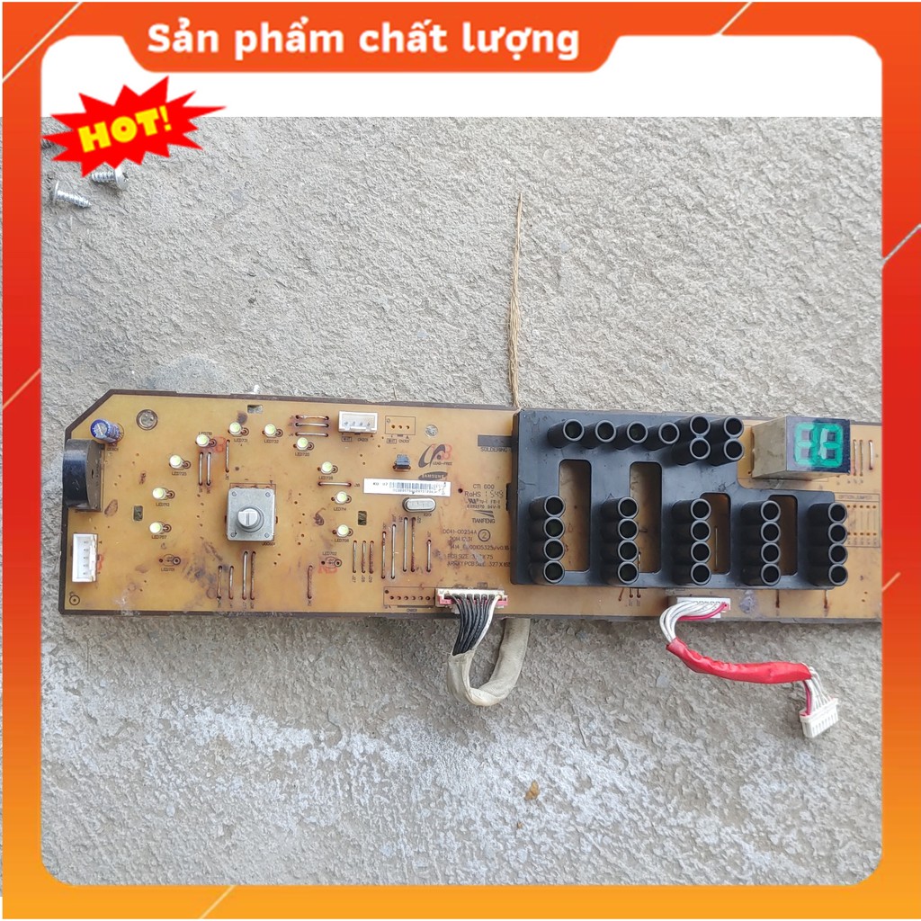 bo mạch hiển thị mạch công suất máy giặt samsung 75J3083 mạch cảm ứng roăng cánh cửa công tắc THÁO MÁY