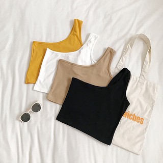 Áo croptop vai xéo