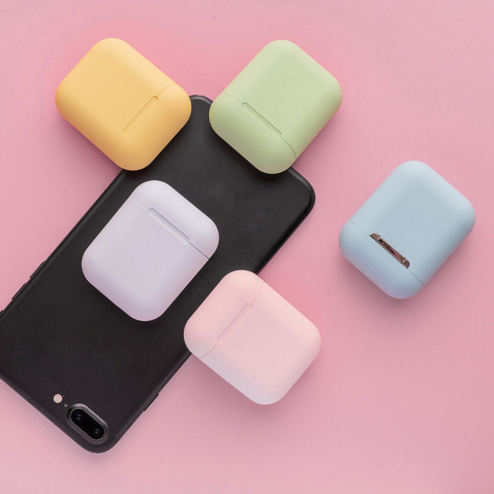 Tai Nghe Bluetooth 5.0 Hel + Inpods12 Hình Bánh Macaron Điều Khiển Cảm Ứng