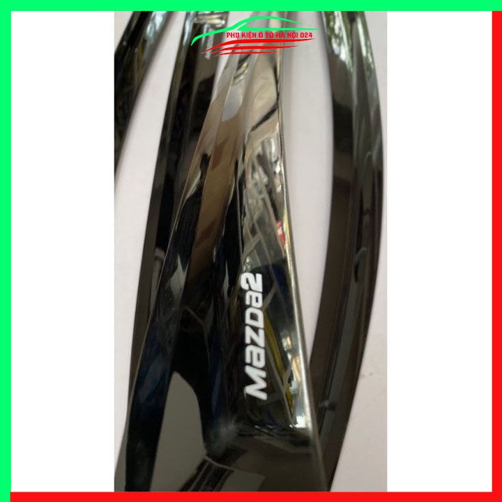 Vè che mưa cho xe ô tô Mazda 2 2015-2024 vè đen bảo vệ trang trí xe