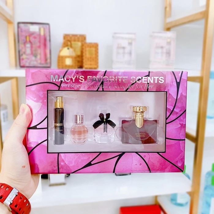 Set nước hoa Macy's Favorite Scents Prestige Fragrance Sample For Her