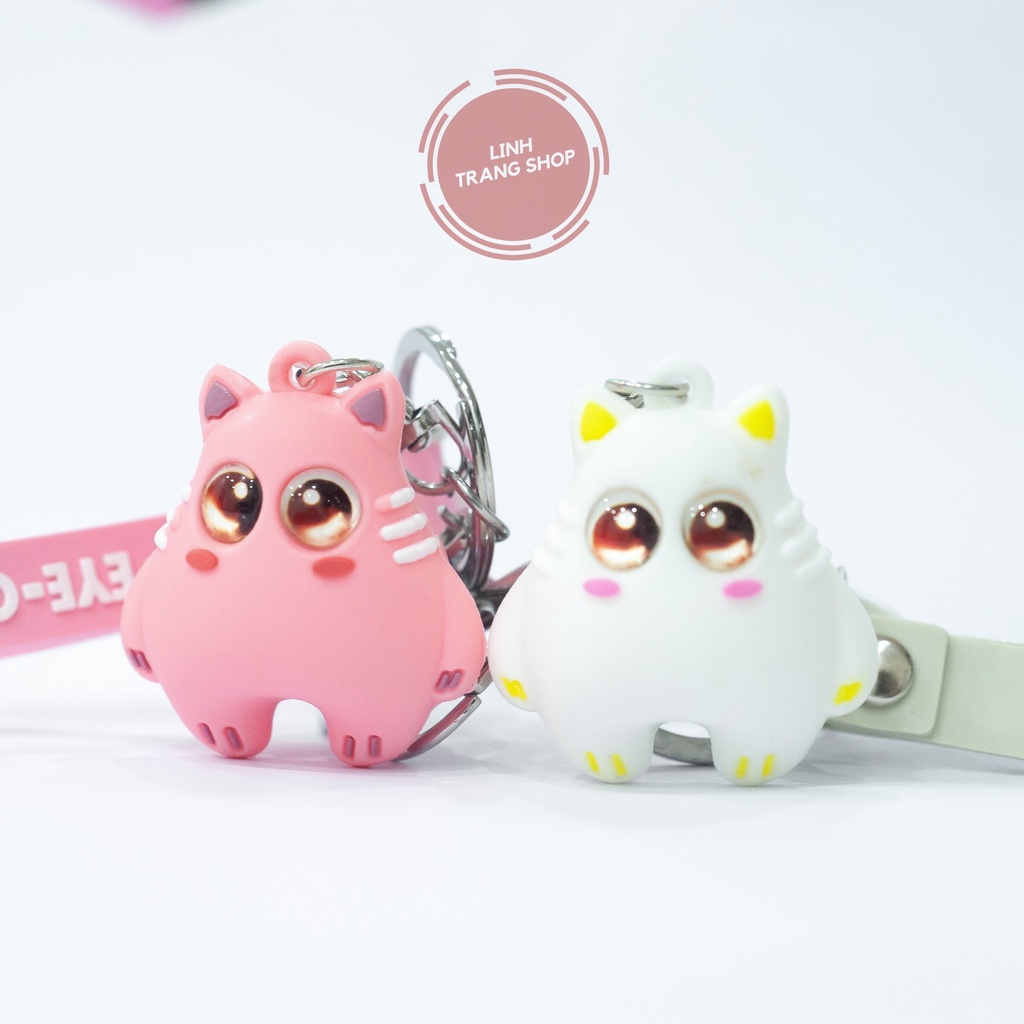 Móc chìa Khoá Mèo Cute, Móc Khoá Keychain Mèo Dễ Thương