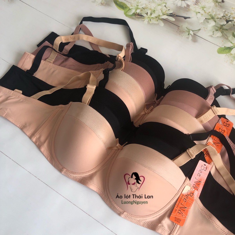 [Áo ngực mỏng] Áo lót ngực cup ngang không đệm bigsize Thái Lan có gọng cup b 2253 size 36 đến 44