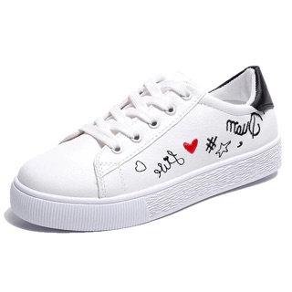 Giày Bata thêu tim cực cute 👠👠👠