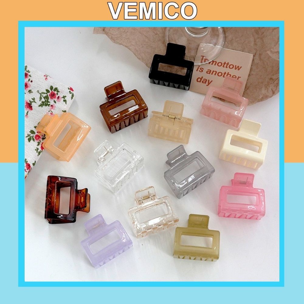 Cặp Tóc Càng Cua Vemico Thiết Kế Đơn Giản Thanh Lịch Dành Cho Nữ KT17