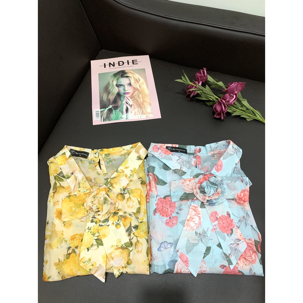 Sơ Mi Công Sở Nữ Cao Cấp TÂY COLLECTION, Vải Tơ Hàn Quốc Nhẹ Mát