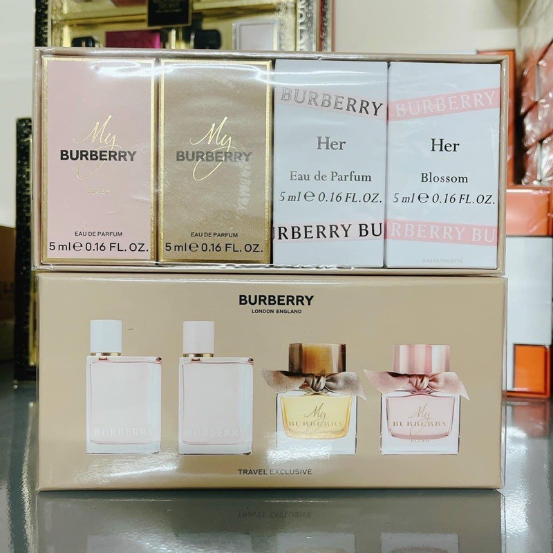 Sét nước hoa Burberry for her 5ml