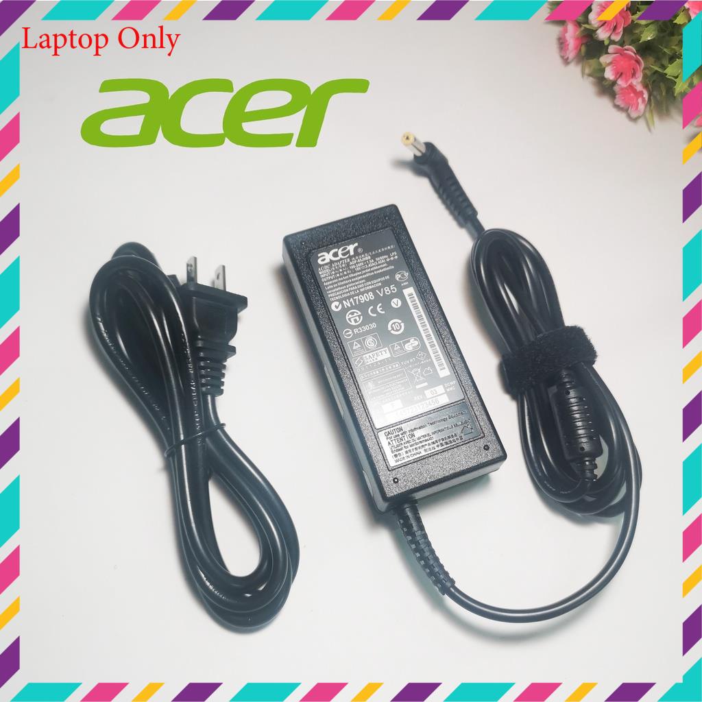 Sạc Laptop Acer 19V-3.42A-65W Zin chính hãng chân thường, adapter laptop acer