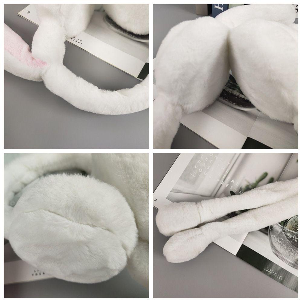 Bông Chụp Tai Giữ Ấm Hình Thỏ Hoạt Hình Đáng Yêu