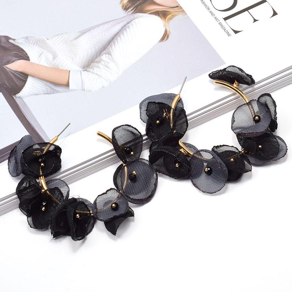 Khuyên Tai Tròn Đính Hạt Phong Cách Vintage Dành Cho Nữ