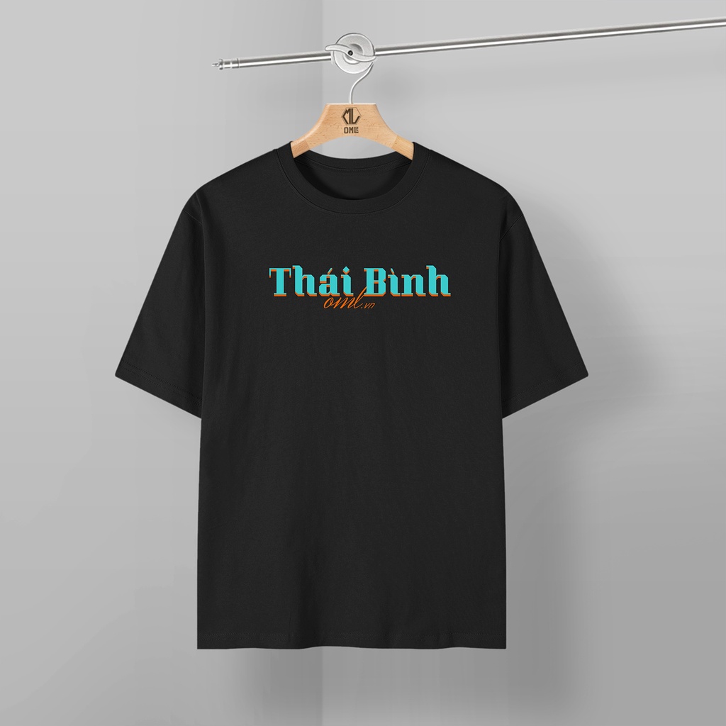 Áo Thun Tay Lỡ Nam Nữ Thái Bình, Áo Phông Unisex Đen Trắng - Local Brand PRANCE