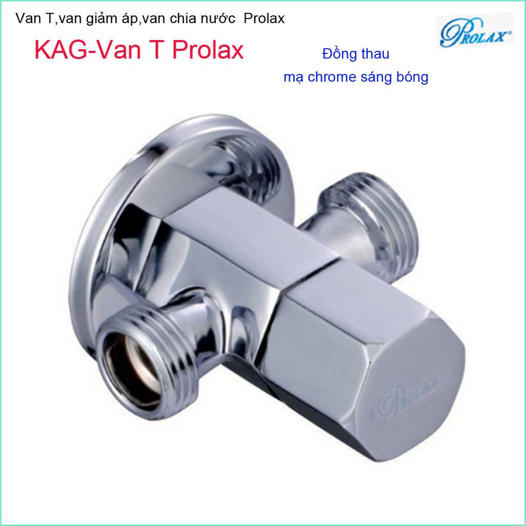 Van giảm áp lực nước chữ T , van vòi Prolax KAG-Van T Prolax