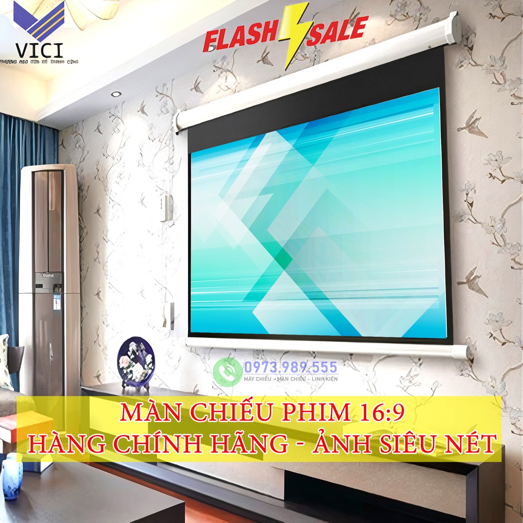 Màn Chiếu Xem Phim 106inch Tỷ Lệ 16:9 - 2m3 x 1m3 . Màn Chiếu Hãng Dalite, Phù Hợp Với Các Dòng Máy Chiếu Hiện Nay