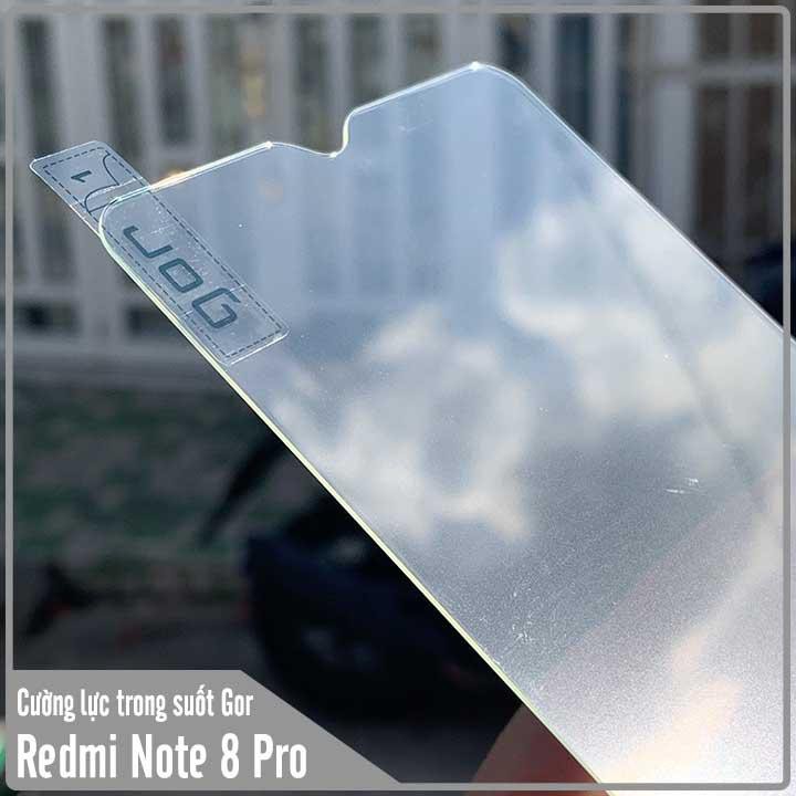 Bộ 2 miếng kính cường lực Gor cho Xiaomi Redmi Note 8 Pro - Full Box