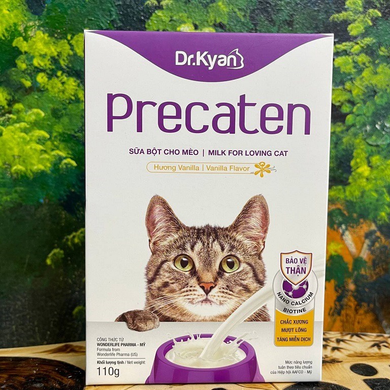 [2 Hộp] Precaten Sữa Cho Mèo Con Sữa Precaten Mèo Sơ Sinh Hộp 110g - Bobo Pet Shop Hà Nội