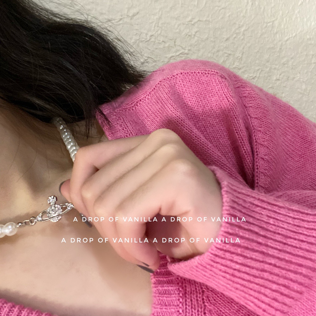 Vòng Cổ Đính Hạt Ngọc Trai Thời Trang