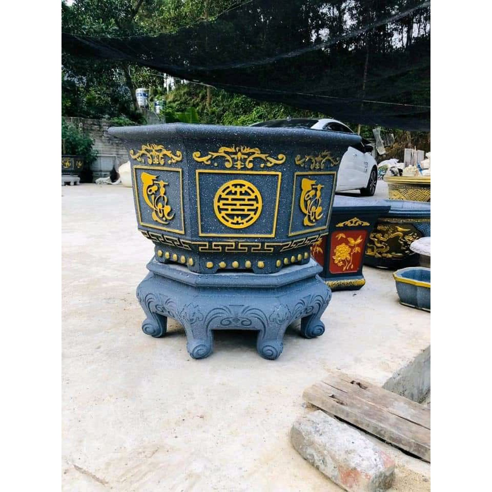 Khuôn đúc chậu bát giác 75