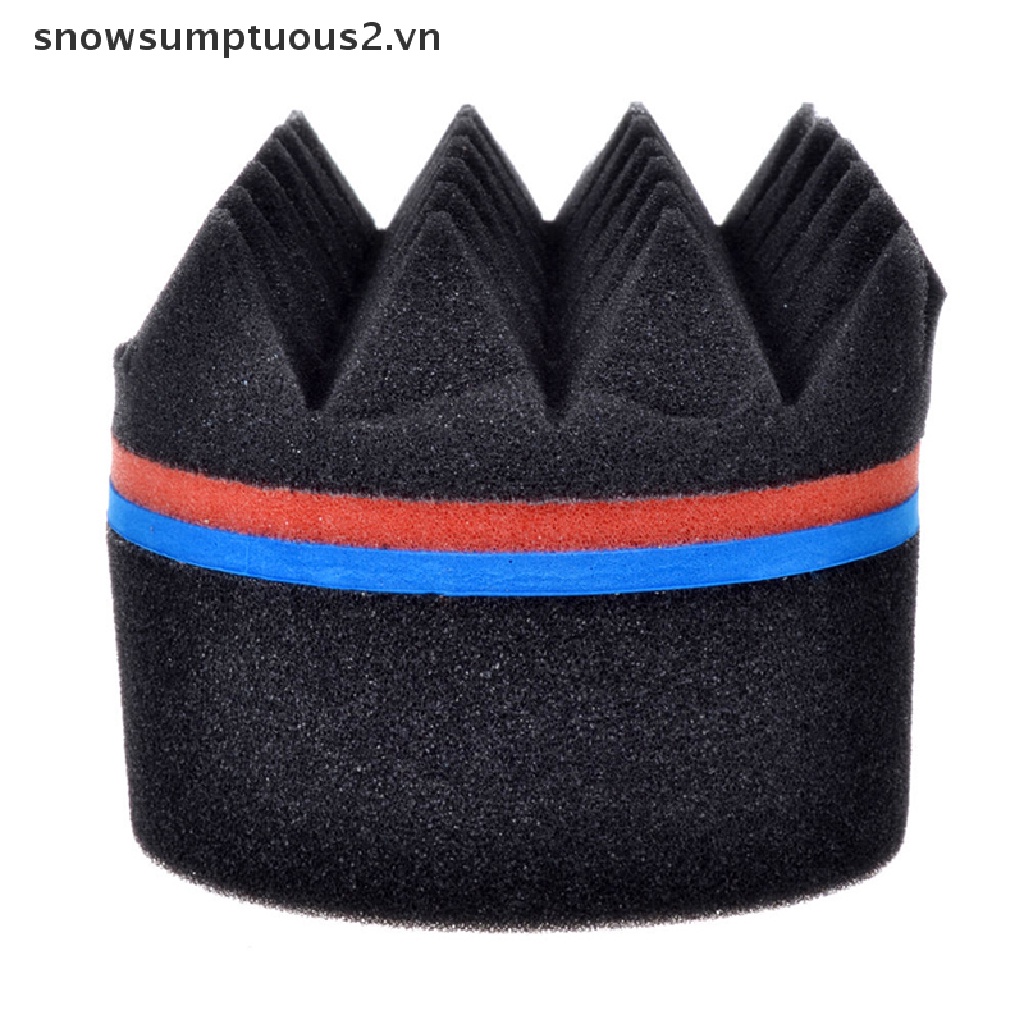 [Hàng mới về] Bàn chải bọt xốp hai mặt tạo kiểu cong xoăn cho tóc dreadlock