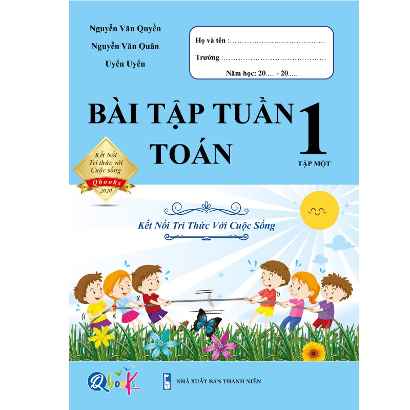 Sách - Combo Bài Tập Tuần Toán và Tiếng Việt 1 - Kết nối tri thức với cuộc sống - Tập 1 (2 cuốn)