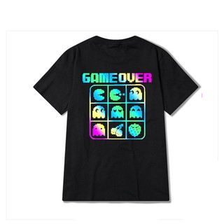 Áo Thun Phản Quang Game Over Cotton 75% Form Rộng Unisex Nam Đẹp [Free Ship - Hàng Chất Lượng]