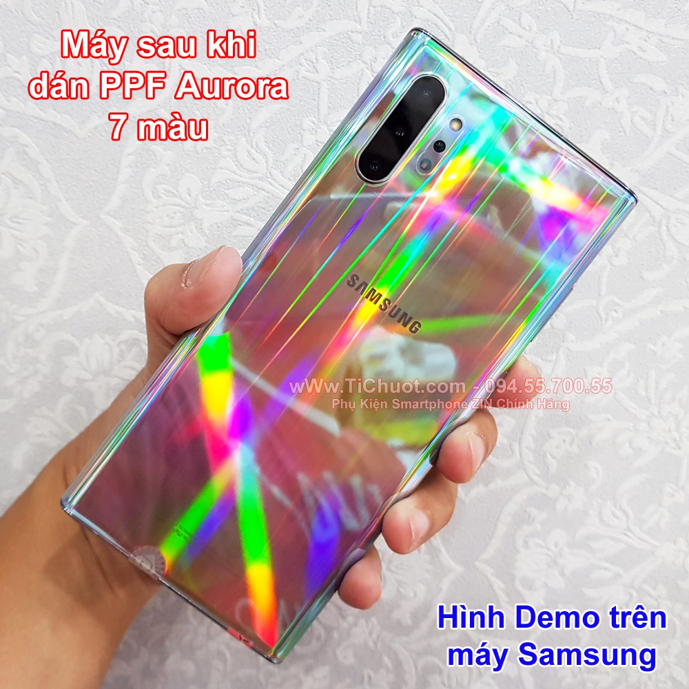 Dán Dẻo PPF Samsung S9 Plus Mặt Sau Trong Suốt (Cường Lực Dẻo)