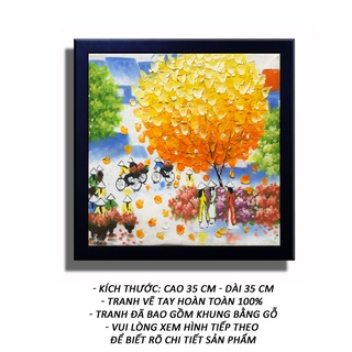 Tranh sơn dầu - sắc màu việt 06 - tranh minh hiền