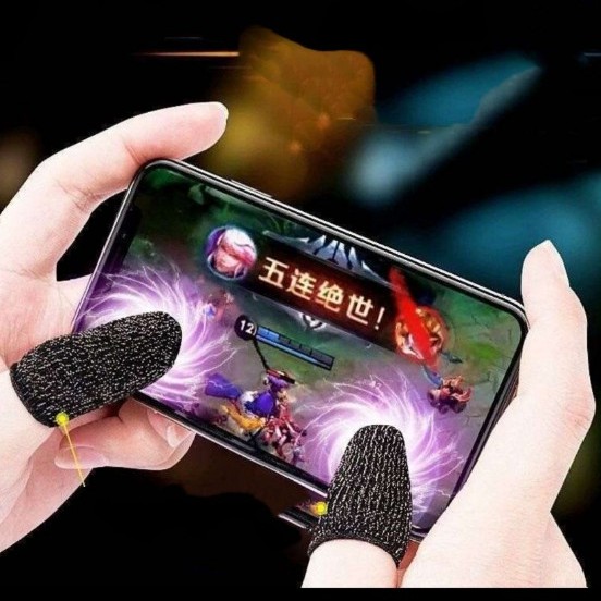 Bộ bao 2 ngón tay chuyên dụng chơi Game Mobile chống ra mồ hôi tay, độ nhạy cao, chống trượt.