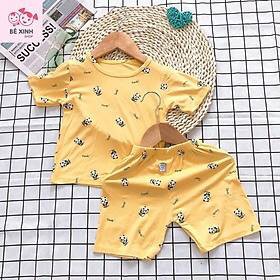 COMBO 3 BỘ-set bộ in hình cute CHO BÉ TRAI VÀ GÁI ngọt lịm của Minky Mom