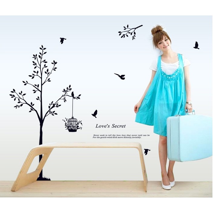Decal Dán Tường Hình Cây ( loại cao cấp )